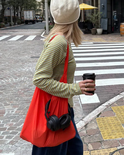 One-shoulder cotton bag
