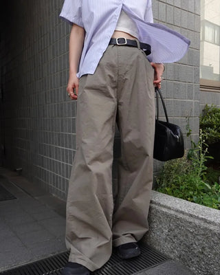 Tucked Summer Wide Chino Pants