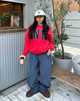 (Unisex) 2-Way Corduroy Carpenter Pants