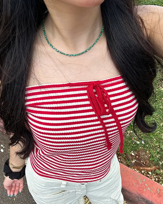 Almond Stone Necklace