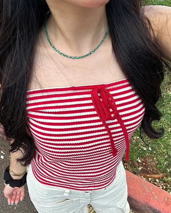 Almond Stone Necklace
