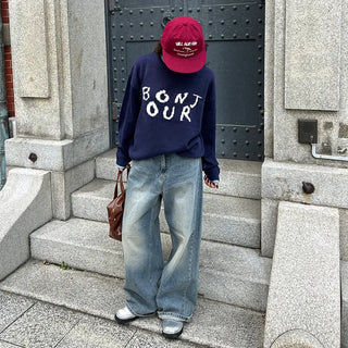 Bonjour Round Bicolor Knit