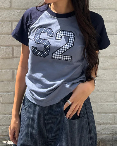 S2 Pattern Patch Raglan T-Shirt