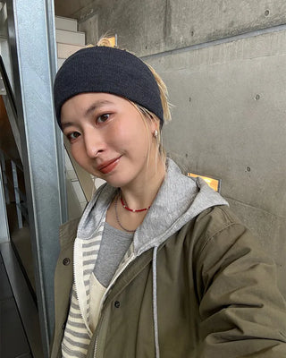 Ribbed wide headband