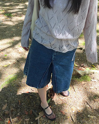 Wide inseam half pants