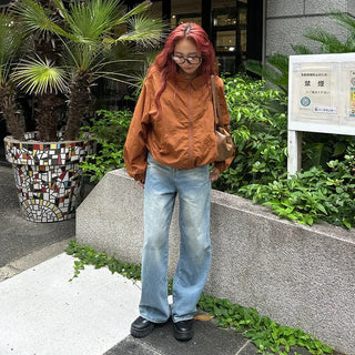 Colored windbreaker jacket