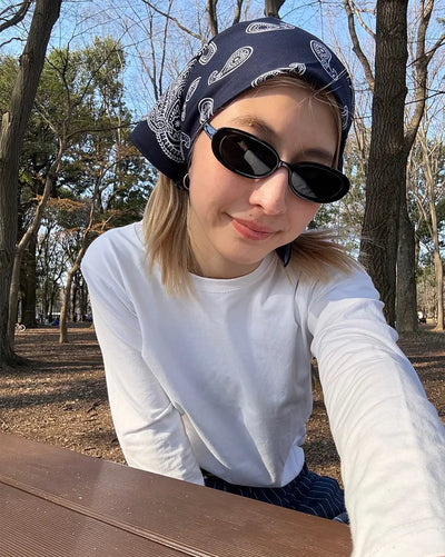 Paisley pattern bandana