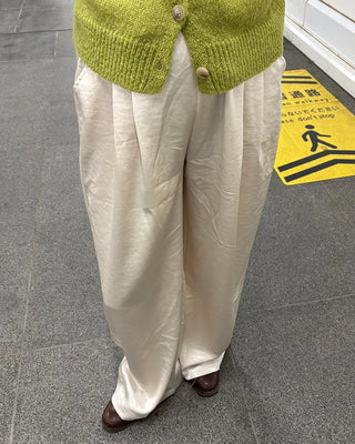 Satin Straight Easy Pants