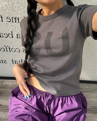 US Print Mini Short Sleeve T-Shirt