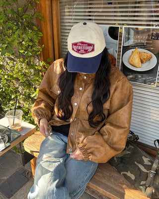 Stitch Patch Bicolor Cap