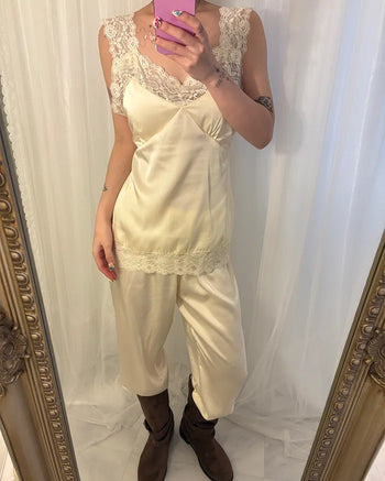 Lace Tank & Pants Lingerie Set