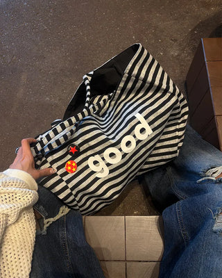 Pattern Reversible Big Tote Bag