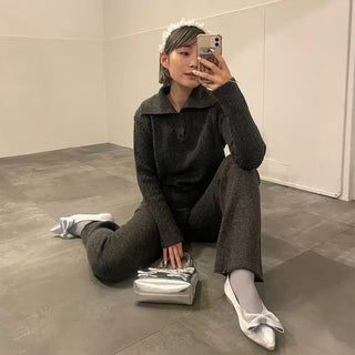 Big Ribbon Flat Shoes