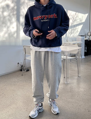 New York Foam Embroidery Hoodie (4 colors)