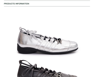 [Moromoro2] Leather Ballet Flats