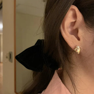 Heart-shaped earrings