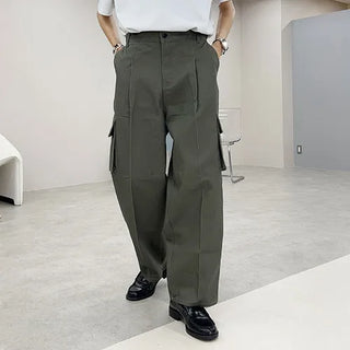 Pocket Cotton Cargo Pants