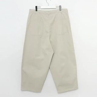 Pintuck Cotton Wide Pants