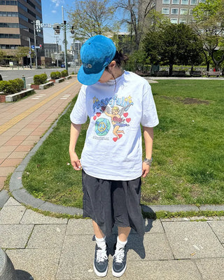Wide Bermuda shorts