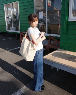 Two-tone short-sleeved T-shirt
