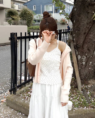 Lace flower pattern camisole