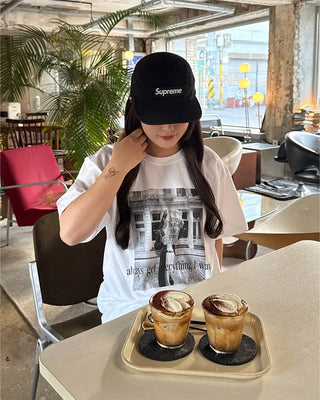 Photo print oversized T-shirt