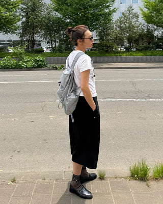 Nylon drawstring backpack