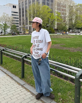Crayon lettering T-shirt