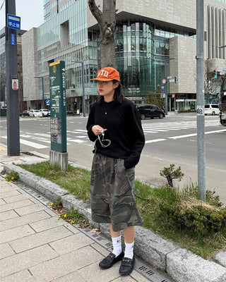 (UNISEX) Camouflage Bermuda Shorts