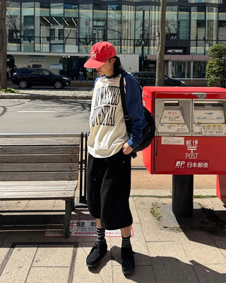 Logo Raglan Long T-Shirt