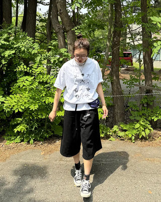 Starfish print T-shirt