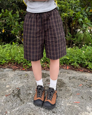 Checked Easy Shorts