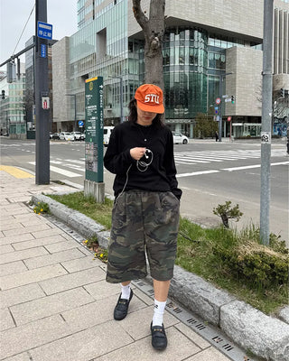 (UNISEX) Camouflage Bermuda Shorts