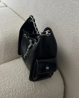 Square chain shoulder bag