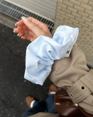 Ribbon detail scrunchie