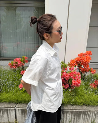 One-pocket half shirt