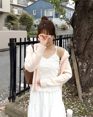 Lace flower pattern camisole