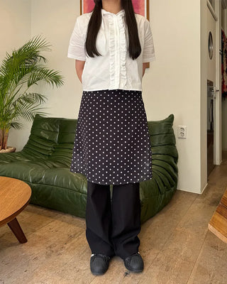 Frilled Hooded Blouse