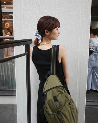 Square neck ribbed sleeveless top