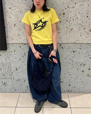 Star print T-shirt