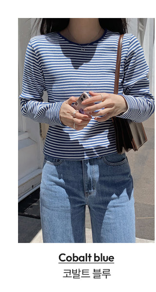 Striped T-shirt - 3 colors