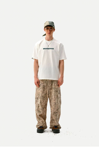 [Monterest] Quick-Dry Antibacterial Logo Crewneck Tee