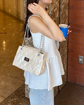 Long frill lace camisole