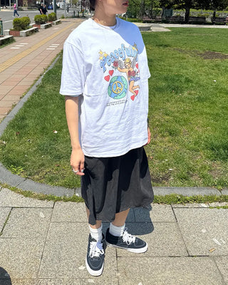 Wide Bermuda shorts