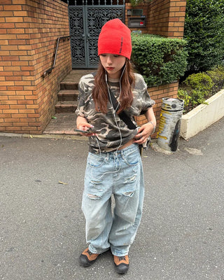 Camo Ringer T-shirt