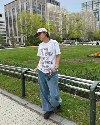 Crayon lettering T-shirt