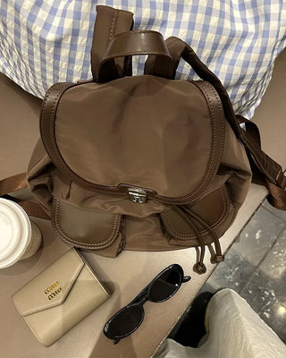 Multi-pocket basic backpack