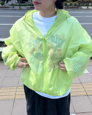 Windbreaker Hooded Zip-Up