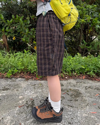 Checked Easy Shorts