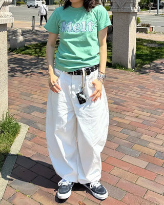 Cotton balloon pants